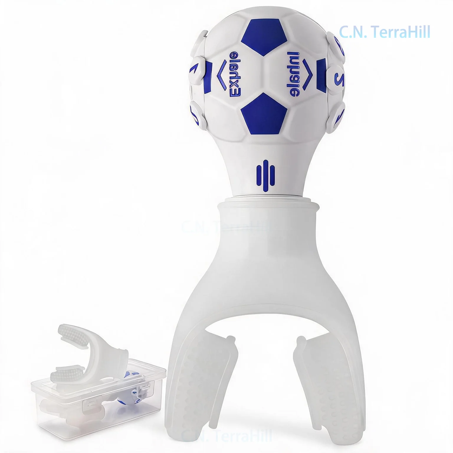 Abdominal Breathing Trainer Mouthpiece Type for Lung Capacity Enhancement Respiratory Recovery Portable Exercise Device