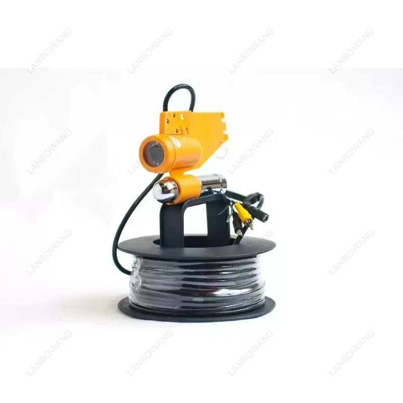 HD 1000TVL Underwater Fishing Camera, 20‑100M Depth CMOS Borescope  Endoscope CCTV for Aquatic Inspection