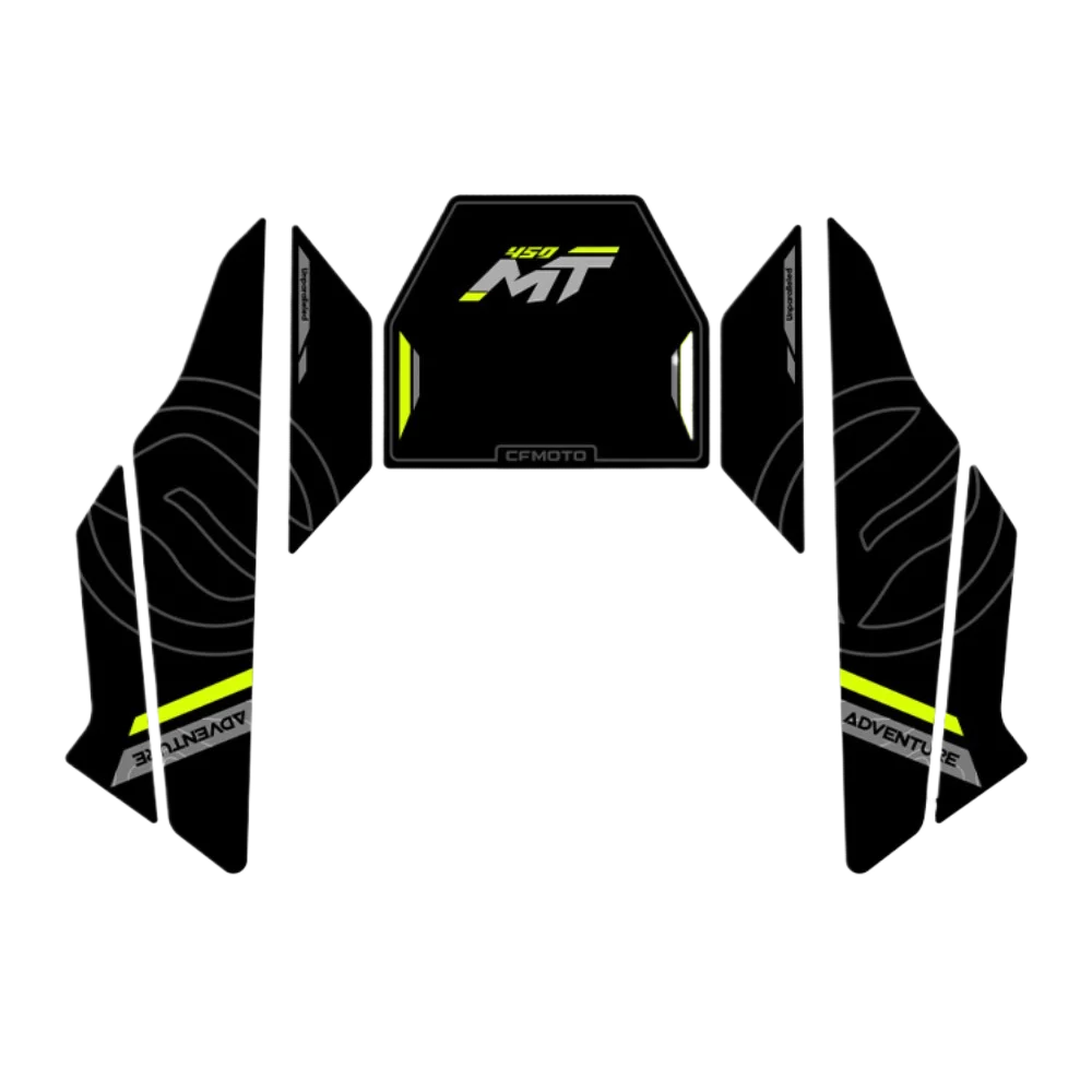 Мотоциклетная Нескользящая подушка для топливного бака, боковая наклейка на колено, декоративная защитная наклейка, прокладки, наклейки для 450MT