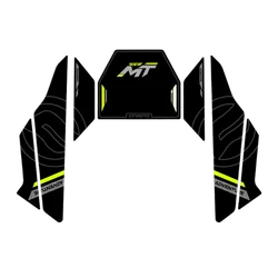 Мотоциклетная Нескользящая подушка для топливного бака, боковая наклейка на колено, декоративная защитная наклейка, прокладки, наклейки для 450MT 450 MT