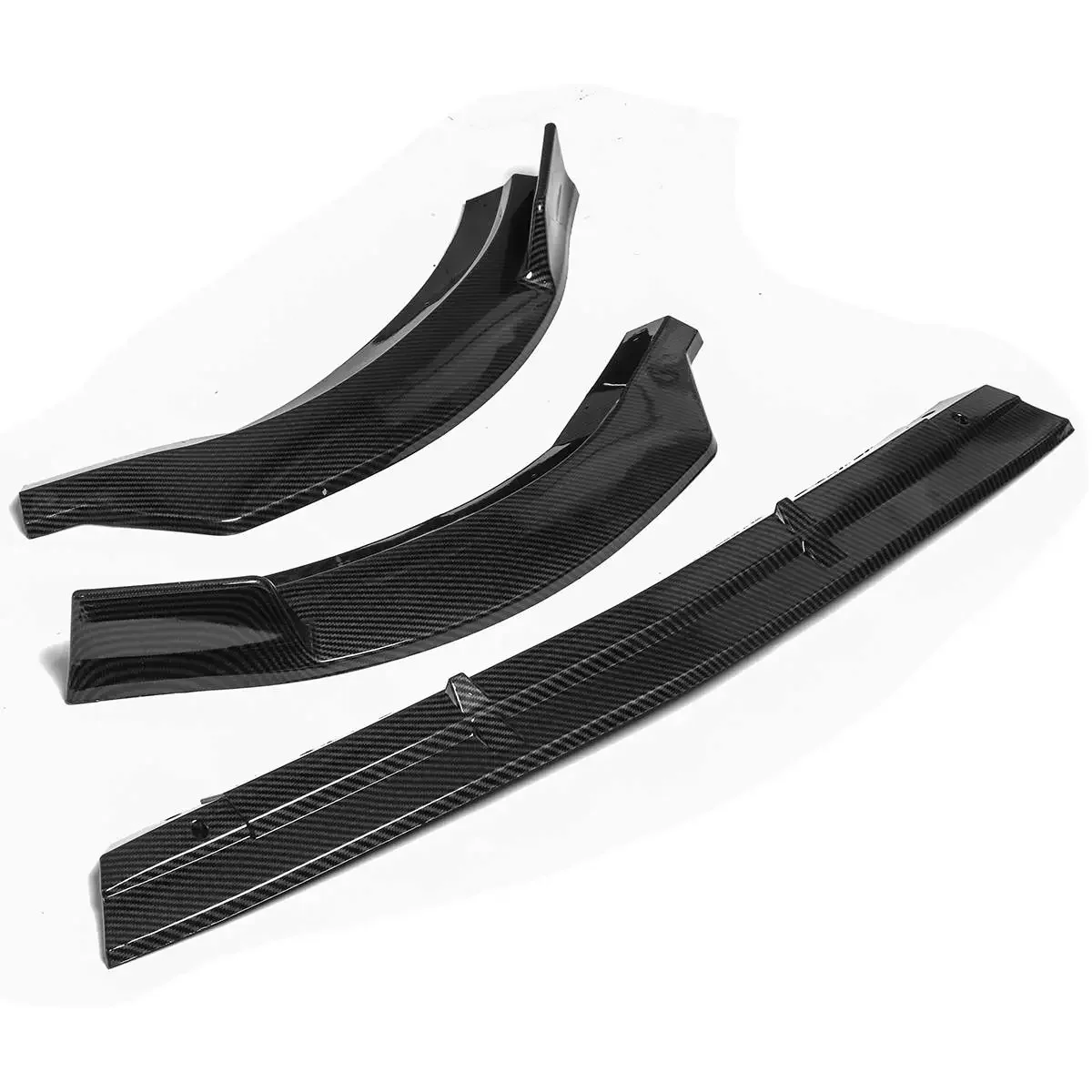 Fibra de carbono olhar carro pára-choques dianteiro, divisor lábio, spoiler, tampa do difusor, guarnição para Mercedes Benz E-Class W213 2016-2020, W213