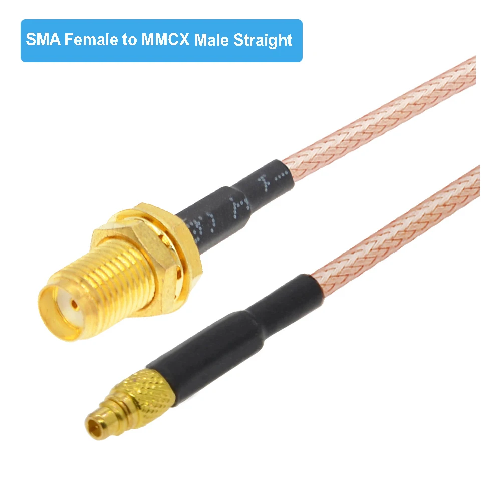 2PCS/lot Straight MMCX Male to RP-SMA Female 90 Degree RG316 Pigtail FPV Antenna Adapter RF Coaxial Extension Cable 5CM-10M - view 6