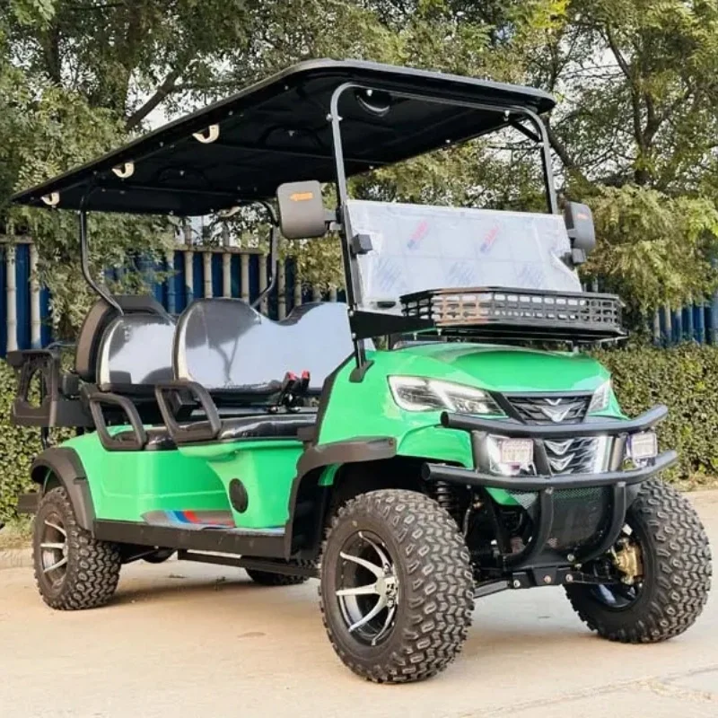 2/4/6 Seater Large Capacity Lithium Battery Long Endurance Electric Golf Cart 7.5KW AC Lift Off-Road Car