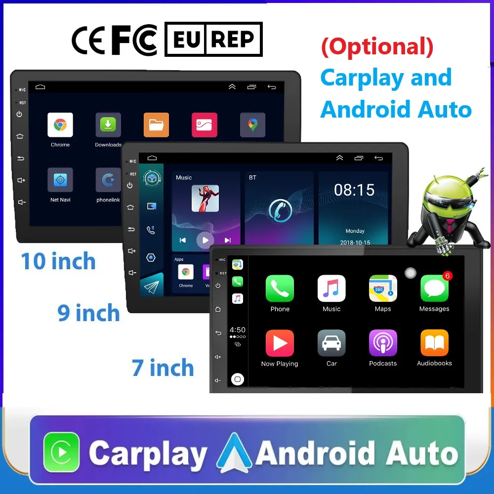 

Universal Car Radio Auto radio 2 Din 7"/9"/10" WIFI GPS navigation Car Audio Multimedia MP5 Player Carplay & Android Auto