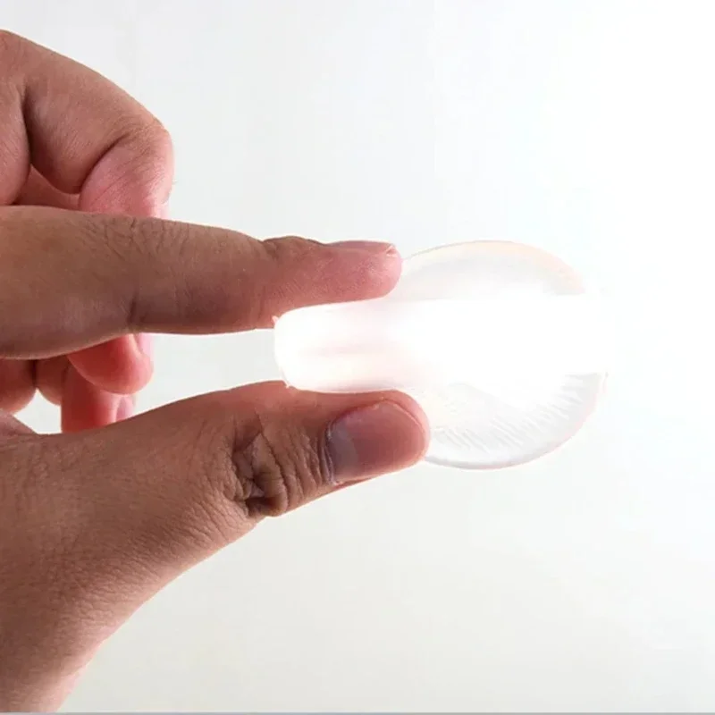 ソフトシリコンジェルパウダーパフスポンジ、パウダーが吸い込まない化粧パフ、フェイスファンデーション、BBクリーム用、お手入れ簡単、再利用可能ツール