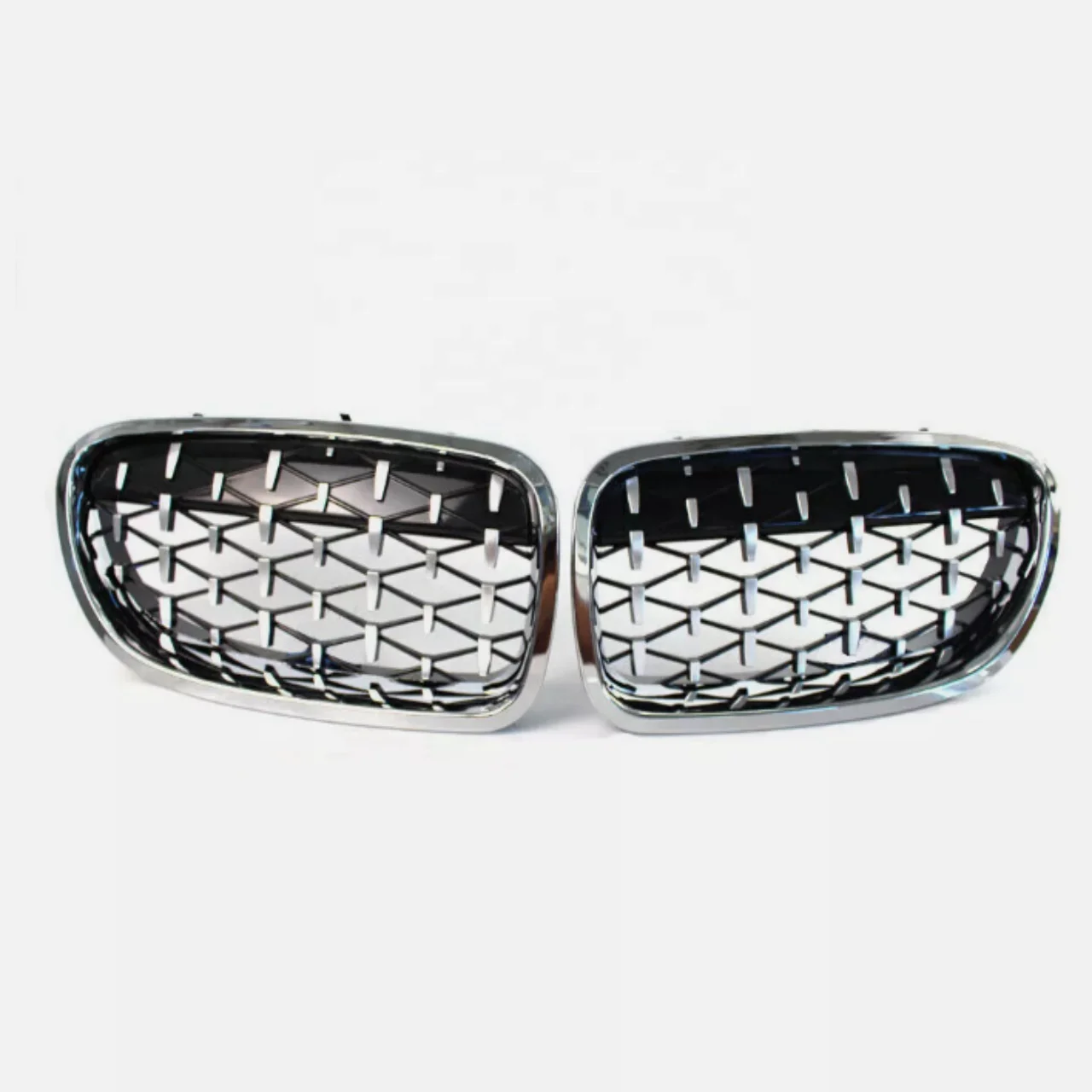 

Глянцевая черная решетка радиатора Diamond Style для автомобиля, совместимая с гоночными моделями