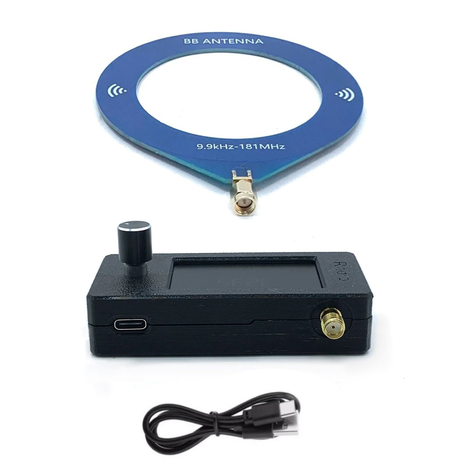 SI4732 9.9kHz-181MHz Pocket Mini Radio LSB USB AM FM Rechargeable Radio All Band Receiver Loop Antenna HF SW MW VHF Radio