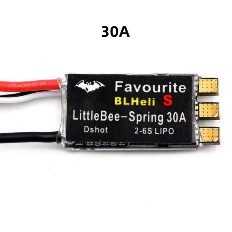1 uds/4 Uds Little Bee BLHELI-S 20-30A ESC sin escobillas 2-6S compatible con DSHOT Oneshot42 OneShot125 multicóptero FPV QAV250 220 280FPV