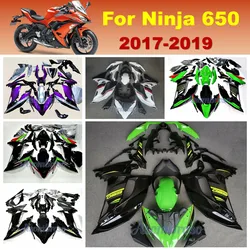 Moto Accessories Body Fairing kit For Ninja650 ER-6F 2017 2018 2019 EX650 green black bodywork fairings ER6F Ninja 650 17-19