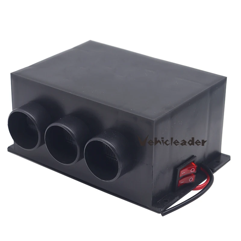 12V 24V Car Heater Winter Automobile Windshield Defroster Heater Universal 3 Port Car Heater Electric Appliances Car Accessories - view 5