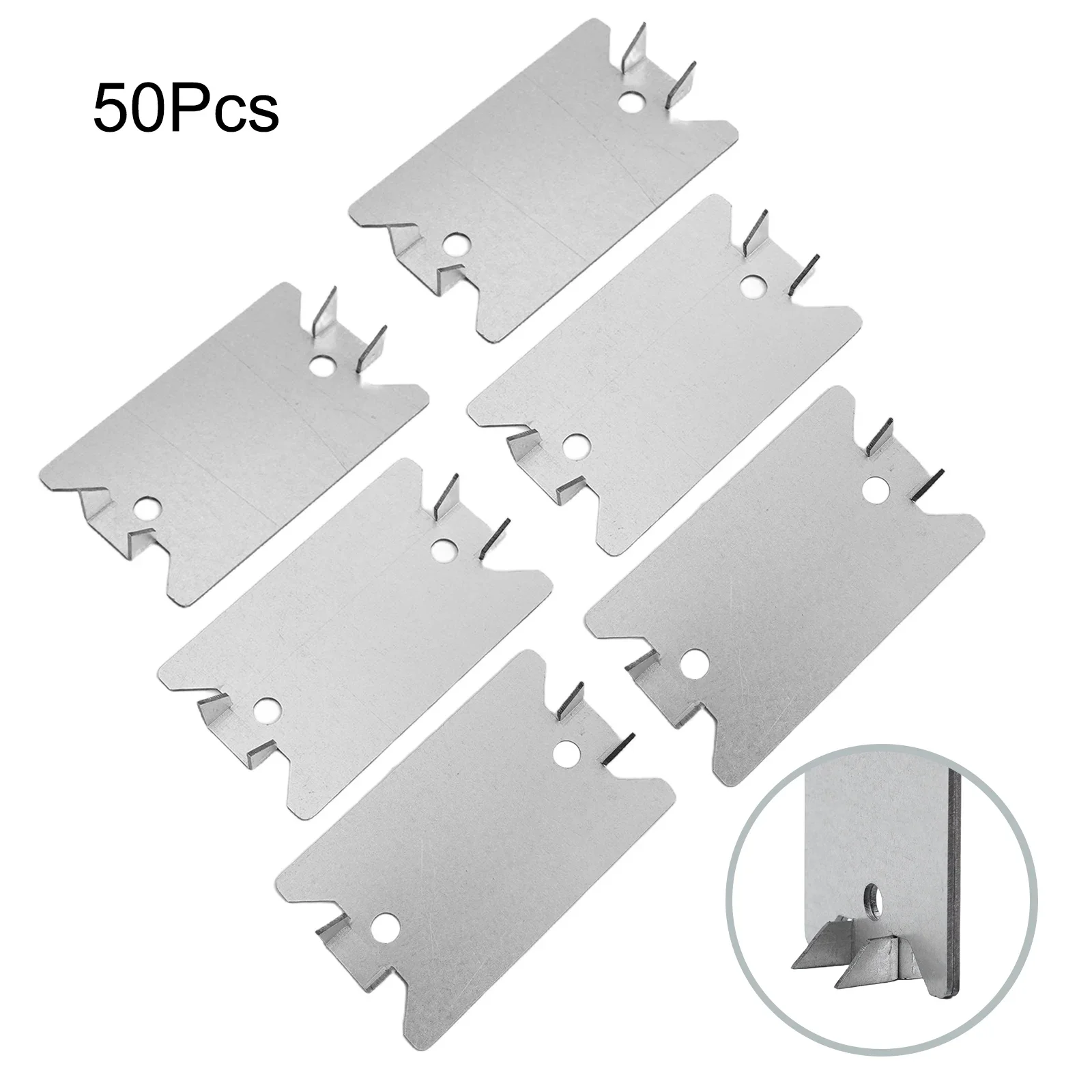 

50pcs Nail Plates Studs Steel Safety To Protect Plumbing Wiring Cable Protectors Garden Buildings Budynki Ogrodowe