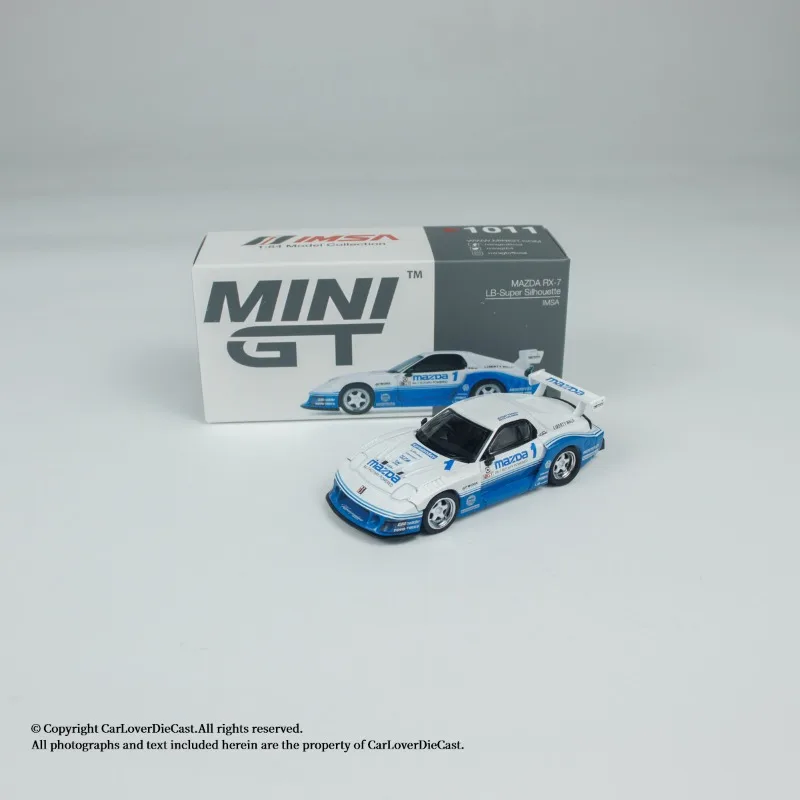 재고 있음: 1:64 # 1011 MAZDA RX7 다이캐스트 시뮬레이션 합금 자동차 모델, 소년 축제 선물 장난감, 성인 수집용 디스플레이 항목.