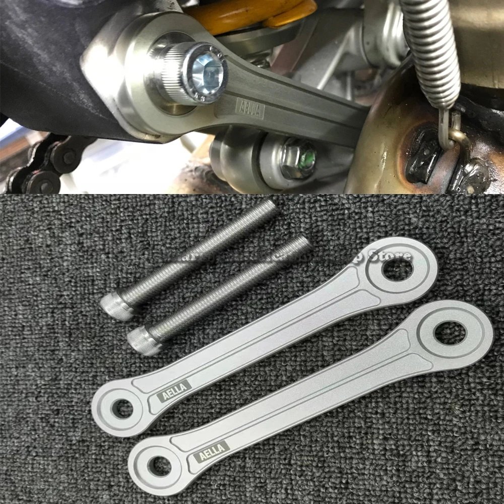 Motorcycle Rear Suspension Cushion, Lowering Links Kit for DUCATI V 4 V4 S SF Street, Drop Connecting