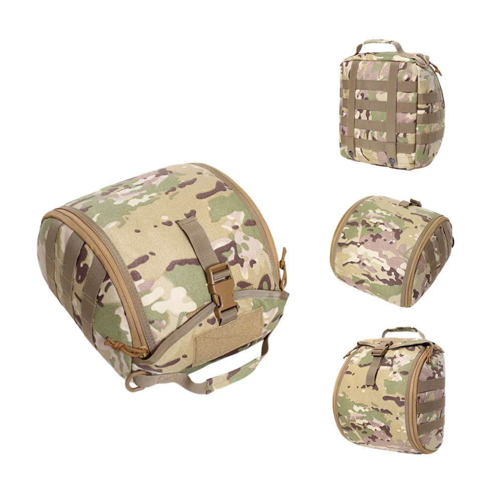 Tactical Quick Helmet Bag Molle Multi functional Cycling Pouch Sports Shooting Hunting Accessories GP Battle Helmet Pack