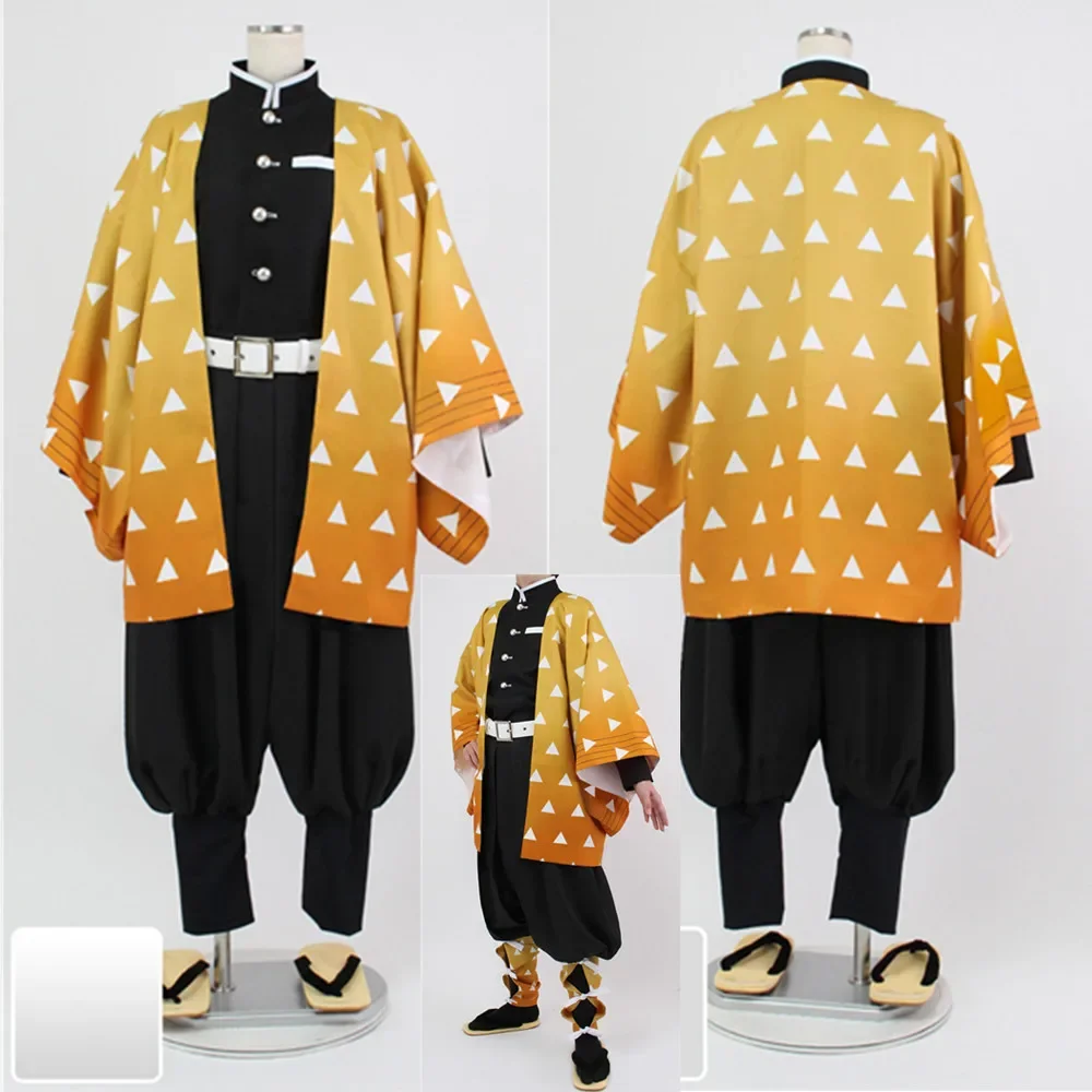 

Agatsuma Zenitsu Kimono Uniforms Cosplay Costume Halloween