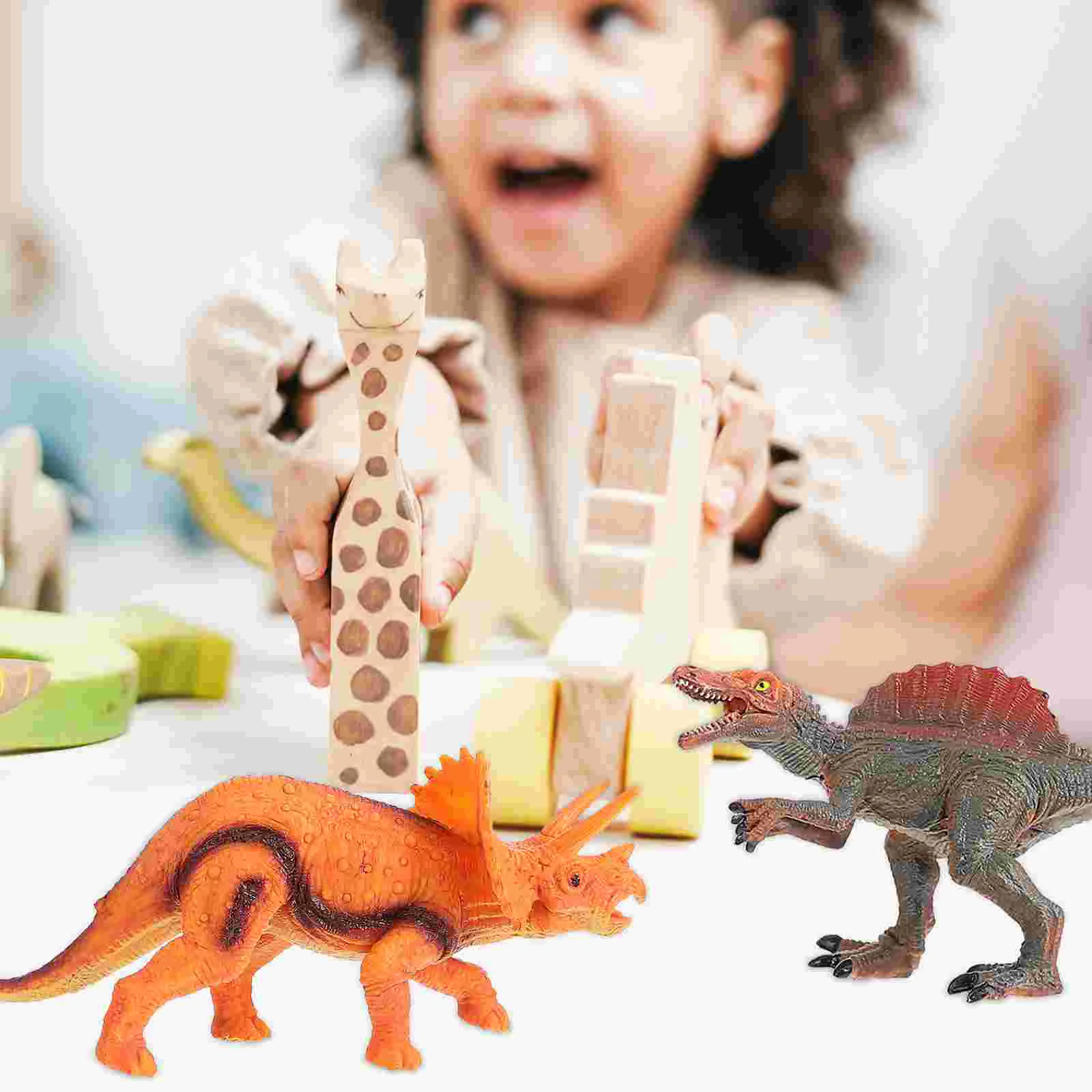 Dinosaur Model Simulation Desktop Decor Decoration Simulate Artificial for Kids Children’s Toys