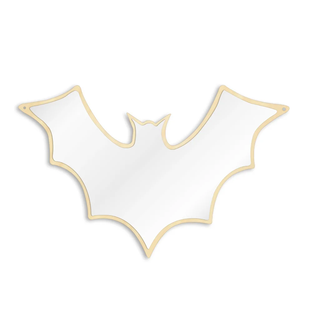Bat Shaped Wall Mir… - image