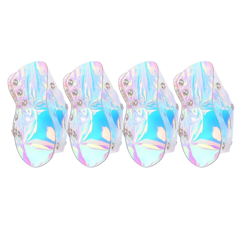 

4Pcs Skate Toe Guards Vegan Faux PVC Roller Skate Toe Caps Shoe Shield Toe Protector Roller Skates Sport Accessories