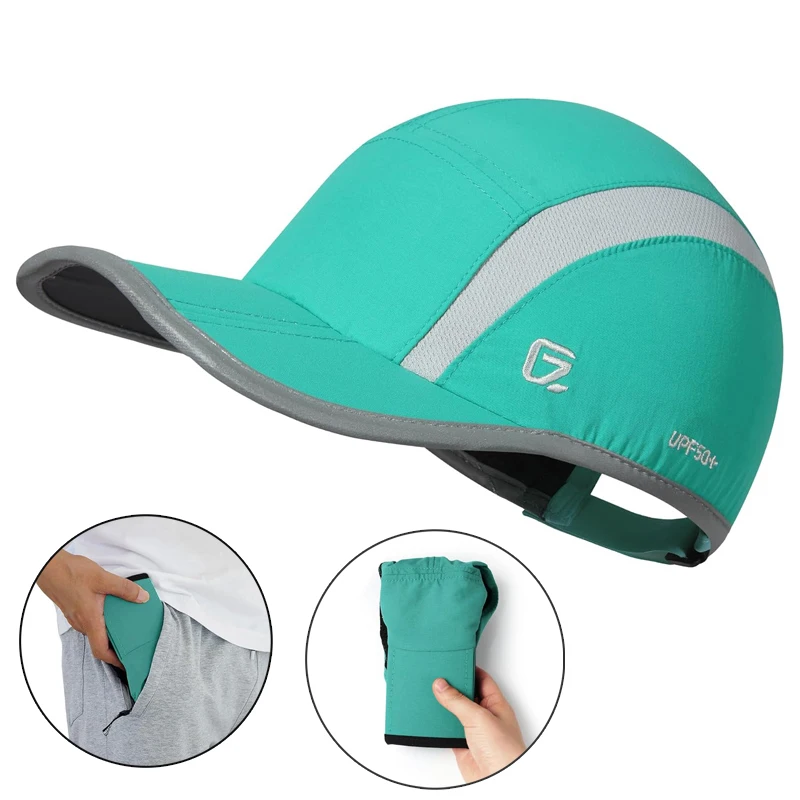 

GADIEMKENSD Spring Summer Outdoor Sport Baseball Cap Quick Drying Hat Unisex Waterproof Breathable Cap Foldable Cycling hat