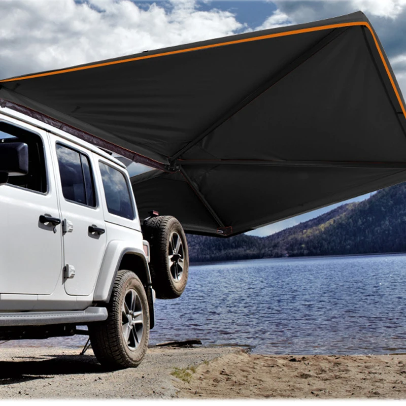 Vehicle-Mounted Side Canopy Fan-Shaped 270-Degree Legless Support Fully Automatic Folding Quick-Opening Fan-Shaped Car Side Tent