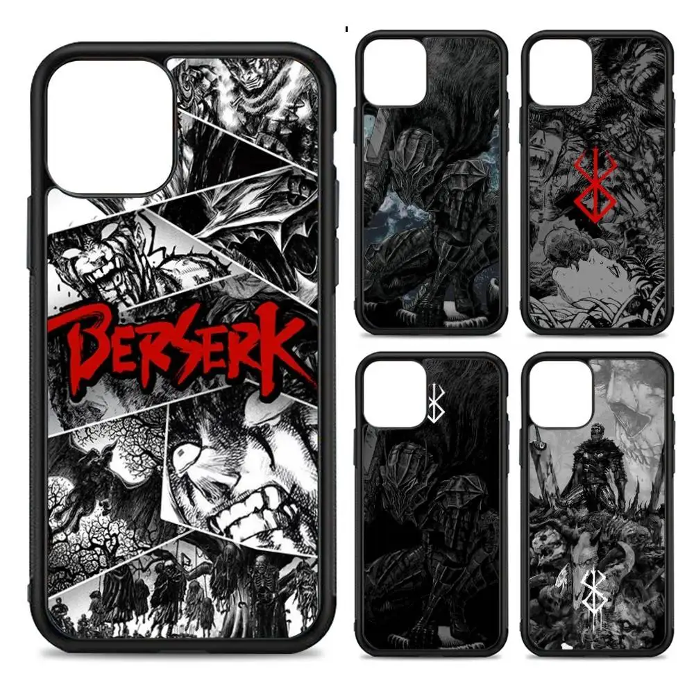 

B-Berserk Phone Case For IPhone 17 16 15 14 13 Plus 12 11 Pro Max PC+TPU Cases Back Cover