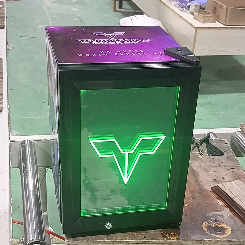 #Energy Drink 21L Commercial Single Glass Door Mini Fridge