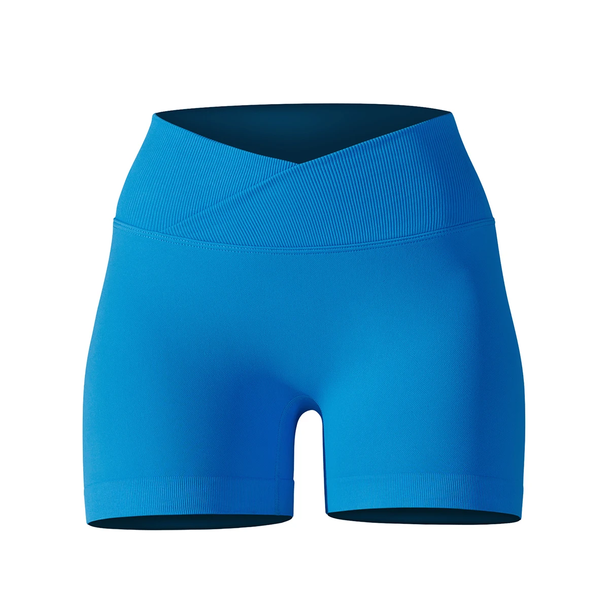 Pantaloncini sportivi da donna in vita incrociata pantaloncini da Yoga pantaloncini da allenamento in palestra pantaloncini da Yoga a vita alta