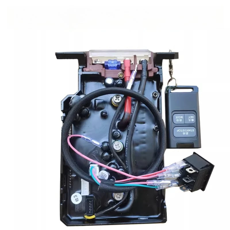 24V Gasoline Generator Auto Start/Stop Controller Dual Stepper Motor Hidden Frame Universal Fit for Generators