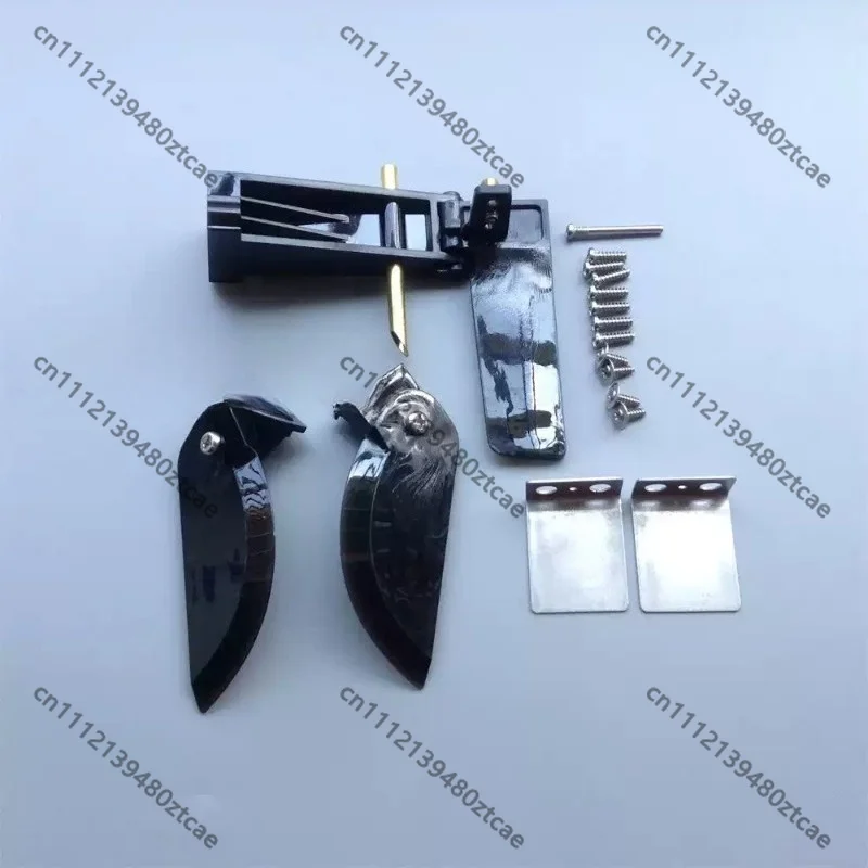 RC Speed Boat Rear Steering Rudder With Hydro Fin Transom Flap Spare Parts For High Speed RC Racing Vessel Modification