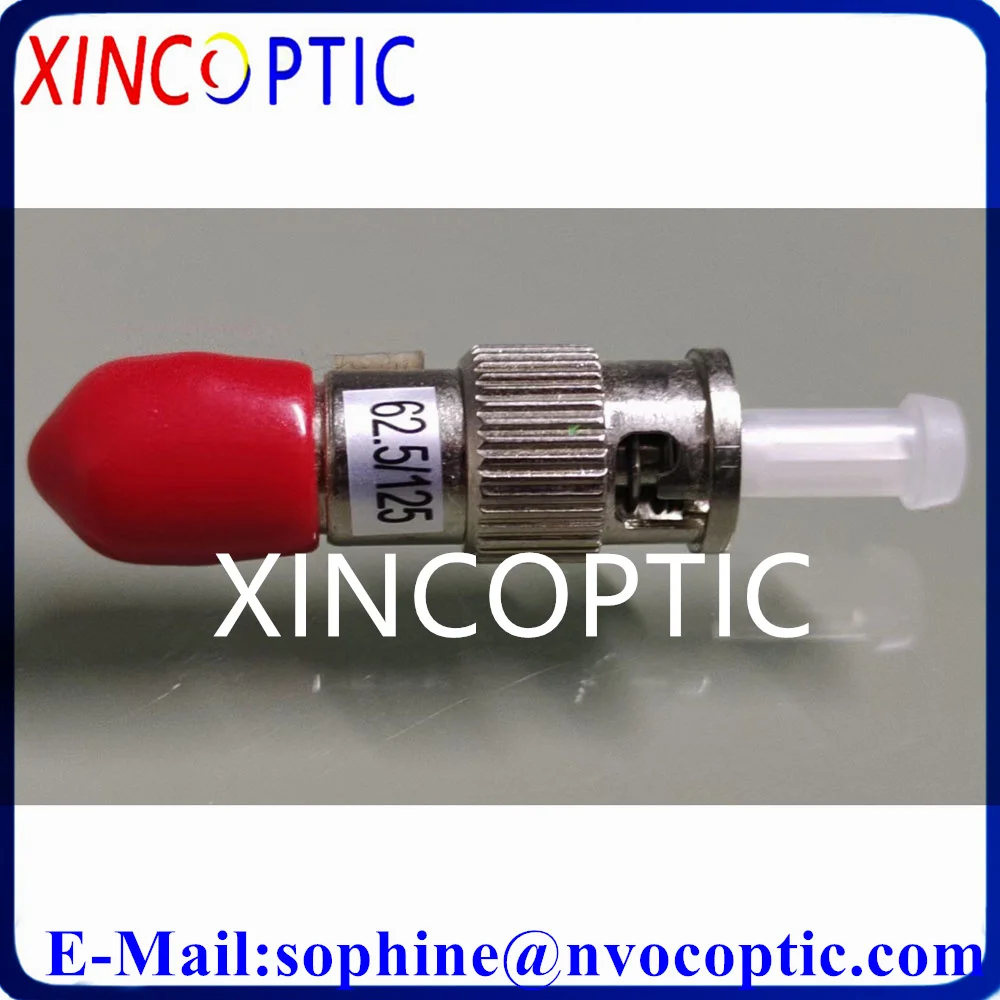 2Pcs 1/3/5/7/9/10/15/20/25/30dB Male-Plug Fixed STUPC MM OM1 Simplex Fiber Optic Attenuator Male to Female Type 0~30DB Optional