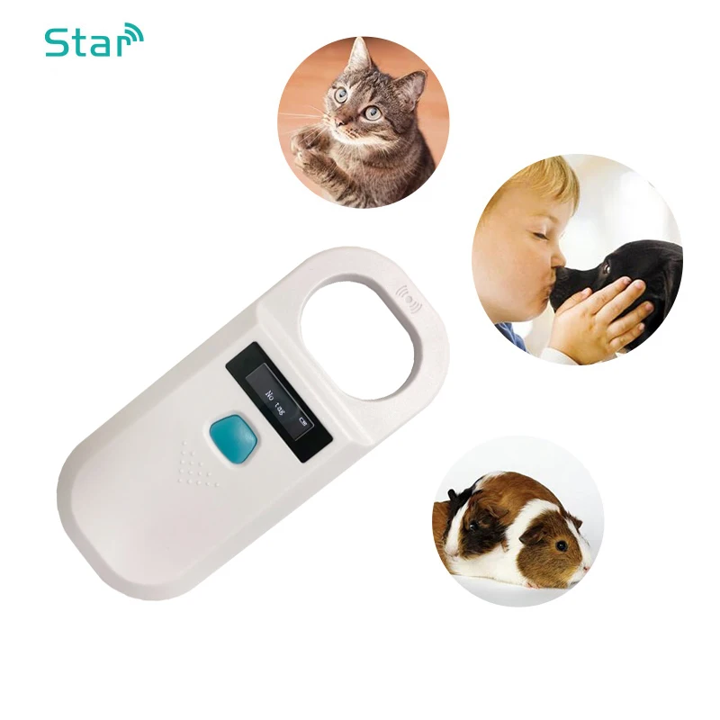 New USB Rechargeable Microchip Handheld Animal Chip Digital Scanner Pet ID Reader Identification General Application for Cat Dog