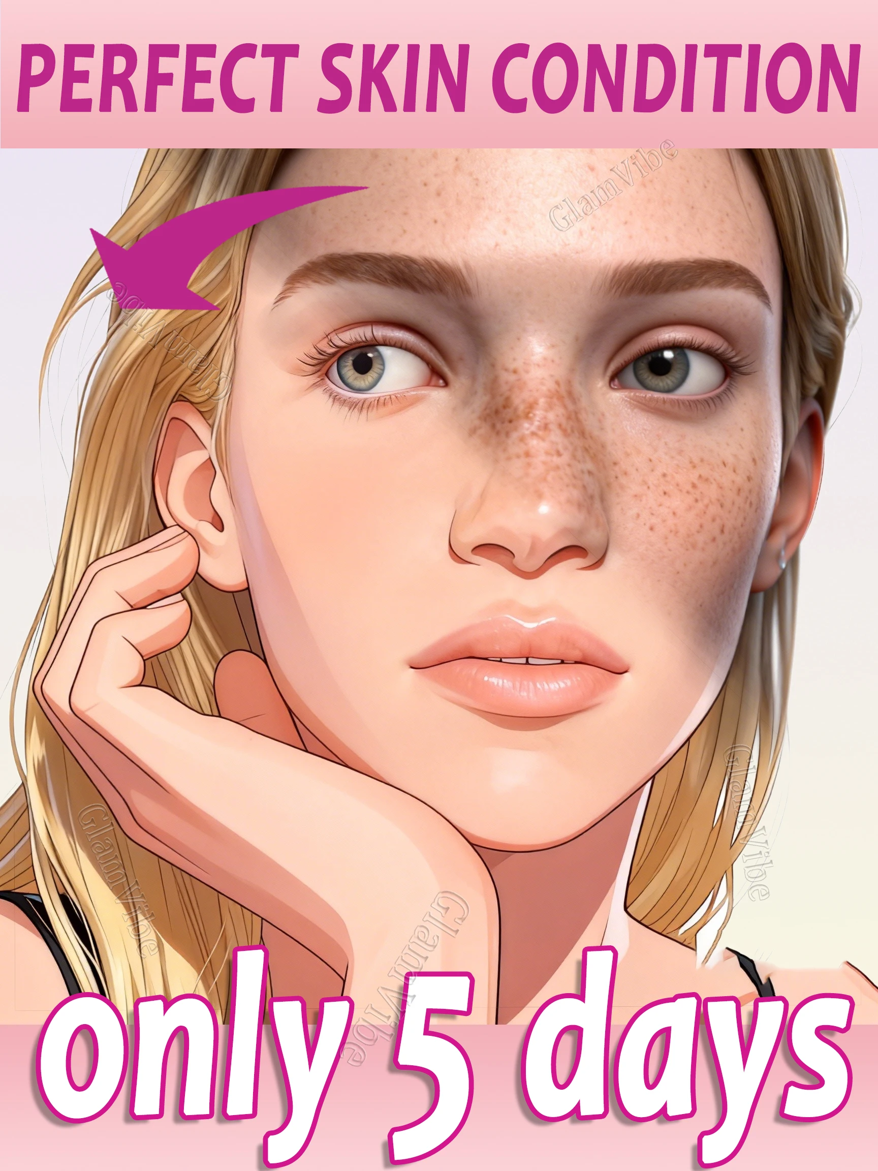 

Меланин мишени, устраняет пятна лица и восстанавливает очистку, здоровая кожа.