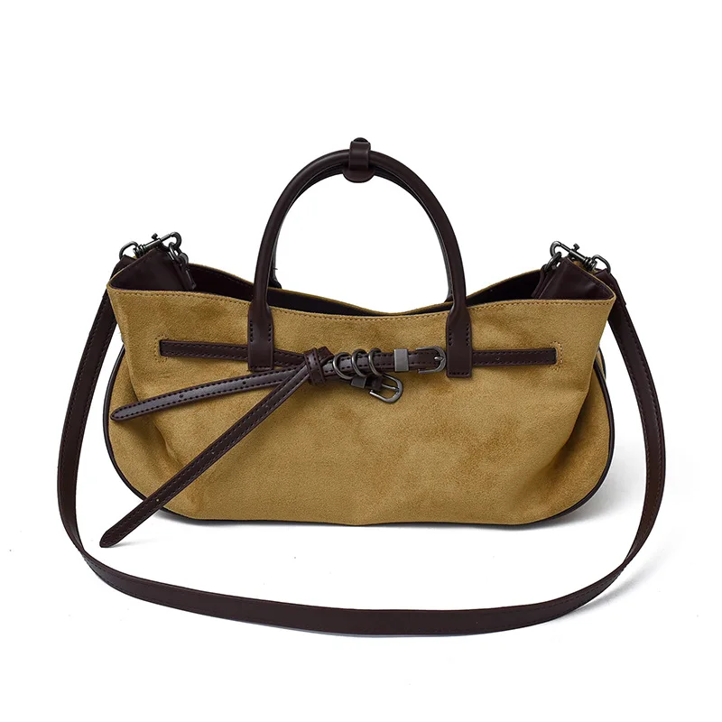 

2025 New Vintage Tote Bag for Women, Genuine Leather Large Capacity Multi-way Shoulder Crossbody Purse, Retro Chic Work Bag