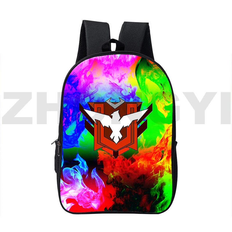 3D-print Anime Rits Gratis Vuur Garena Tas Mochila Cartoon Gratis Vuur Spel Rugzakken 16 Inch Schooltas Kinderen Cartoon Rugzak