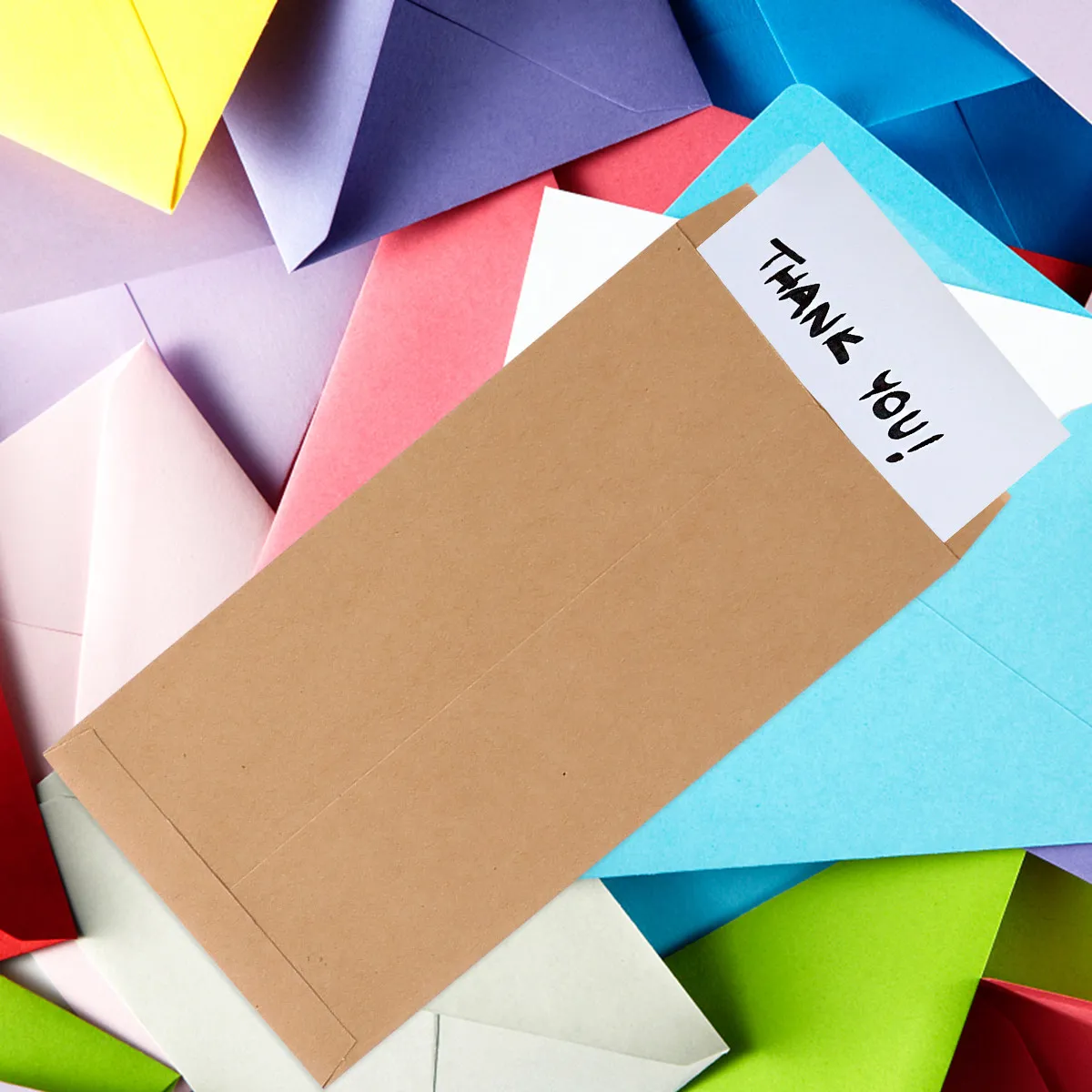 

20Pcs Mini Blank Kraft Paper Envelopes for Gift Cards Wedding Placeholders Name Cards Thank You Notes Party Invitation Envelopes