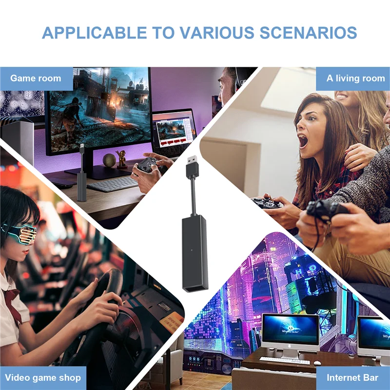 

-ABLP для PS5 VR, кабель-адаптер, разъем адаптера для мини-камеры для Playstation 5, PS5, PS4, аксессуары для адаптера VR