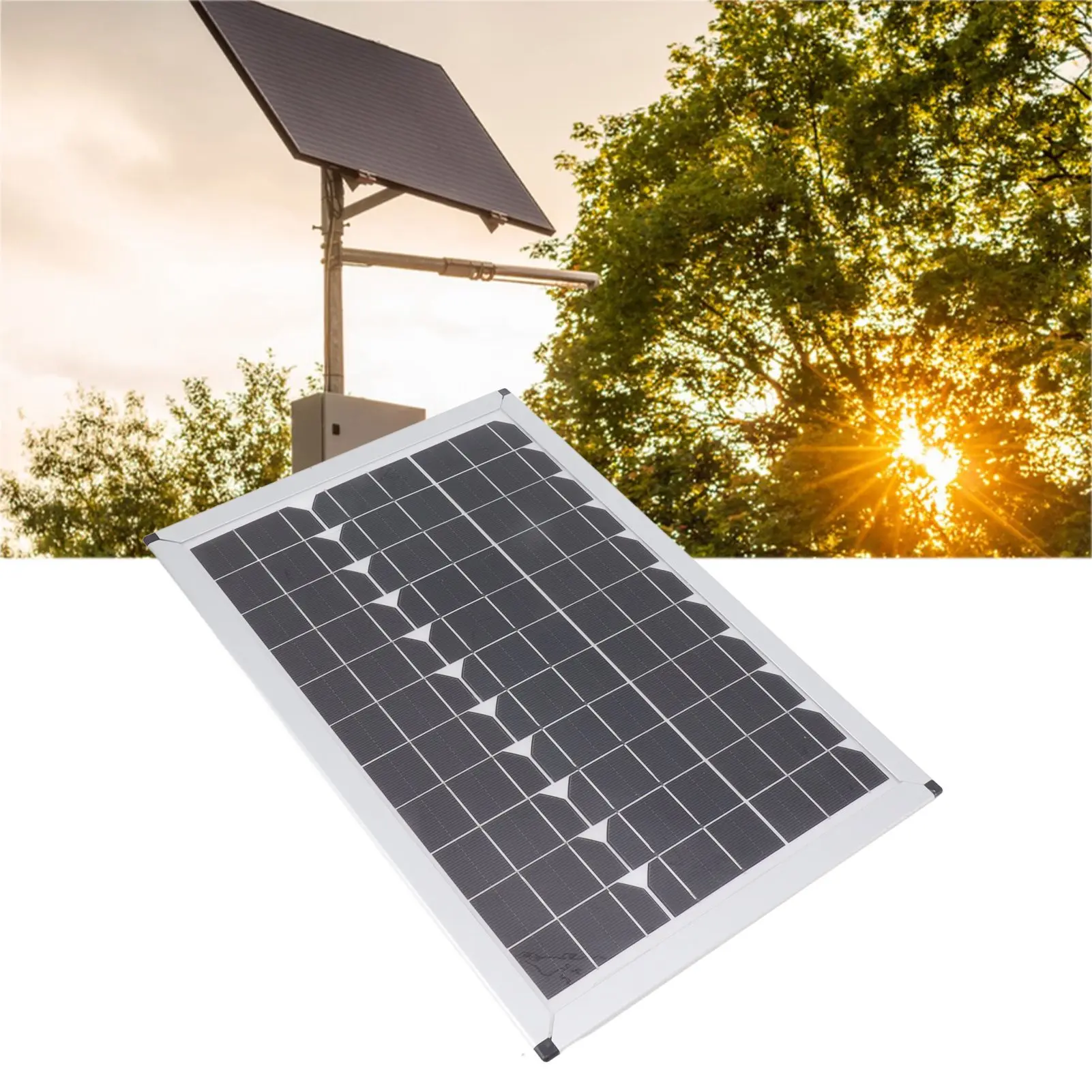 

100W Solar Panel Kit Monocrystalline Solar Module with Waterproof 20A 12V 24V Controller for Car Camping Solar Cell Solar Module