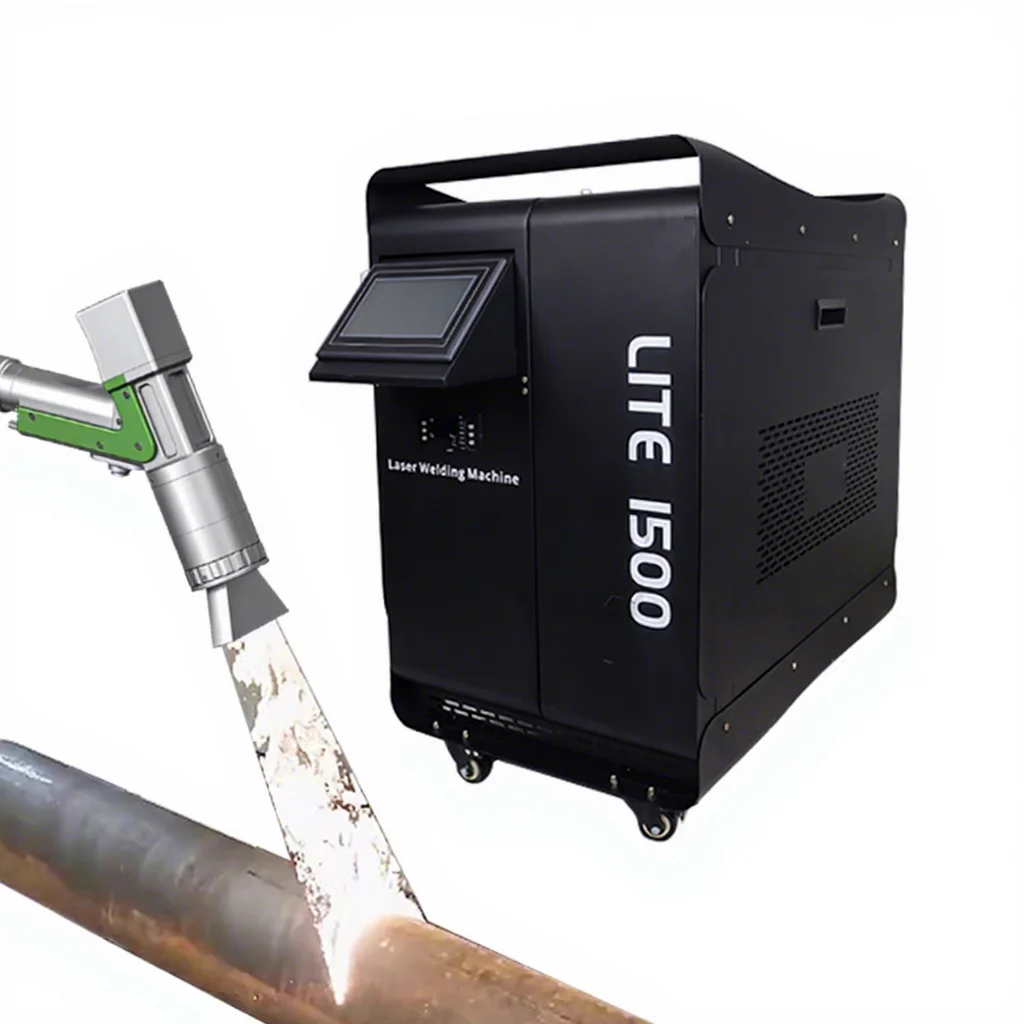 LY Mini Fiber La ser Rust Removal Cleaning Machine Water Cooling Suitable for Cleaning From All Kinds of Large Metal Materials