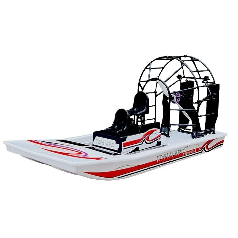 Windbetriebenes Boot, Sumpfhund, aerodynamische Fernbedienung, elektrisches Bootsmodell, Spielzeug, DIY, amphibische Rettung, Hovercraft, High-End-Geschenk