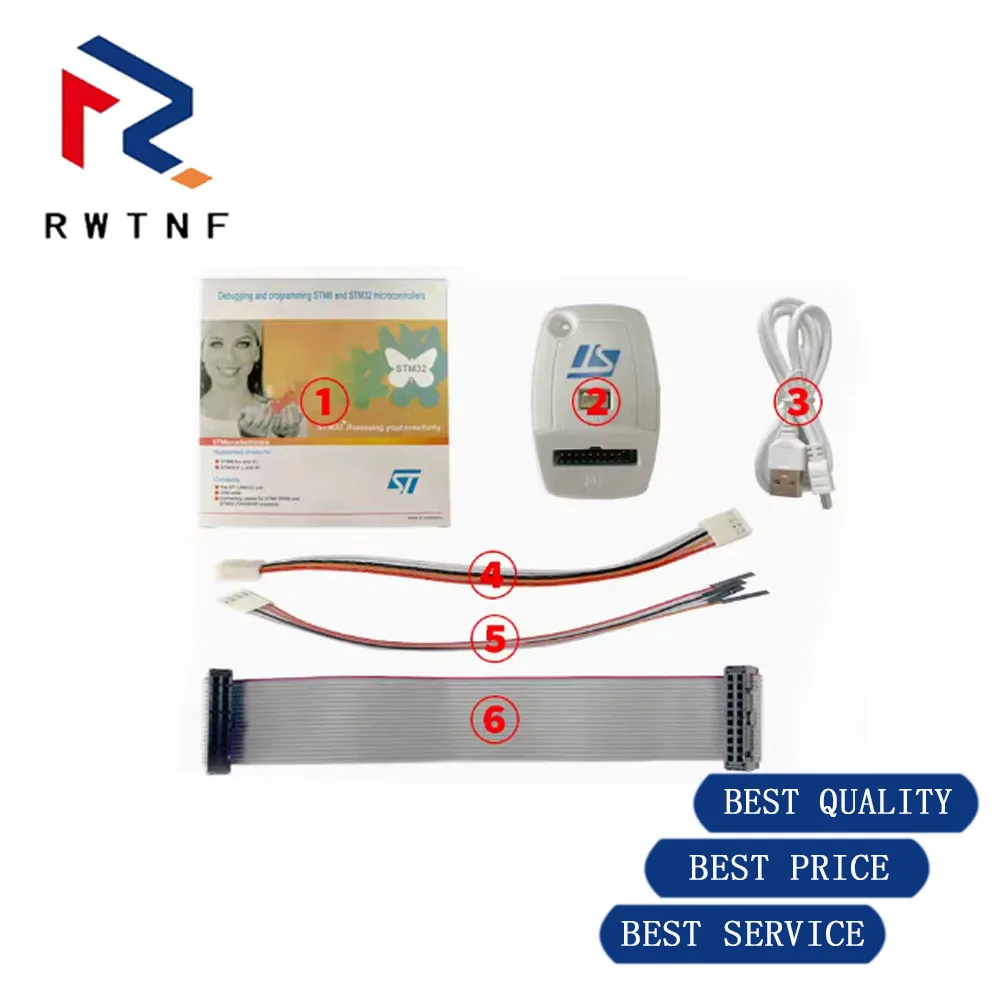 ST-LINK/V2 новый оригинальный STM8, STM32-отладчик, программатор (In-Circuit/In-System)
