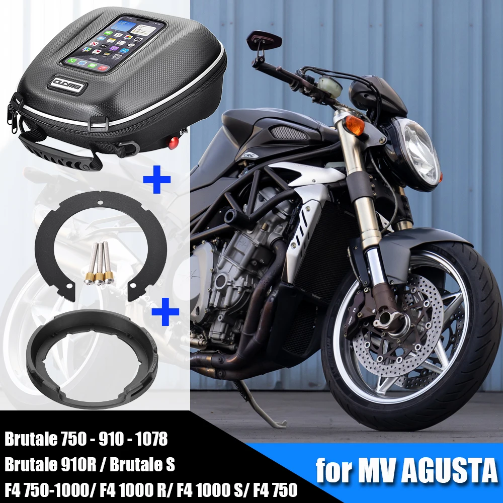 

For MV Agusta Brutale 750 910 F4 Detachable Waterproof Tankbag Luggage Bag Backpack Top Case Waterproof Saddle Luggage Backpack