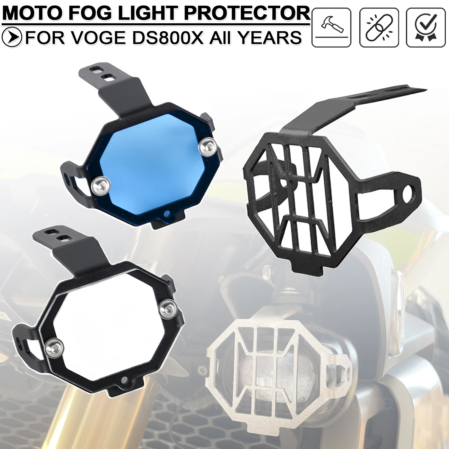 For VOGE DS800X DSX800 Motorcycle Fog Light Protective Cover DS800 X DS 800X 800 DS RALLY All Years Fog Light Guard Accessories