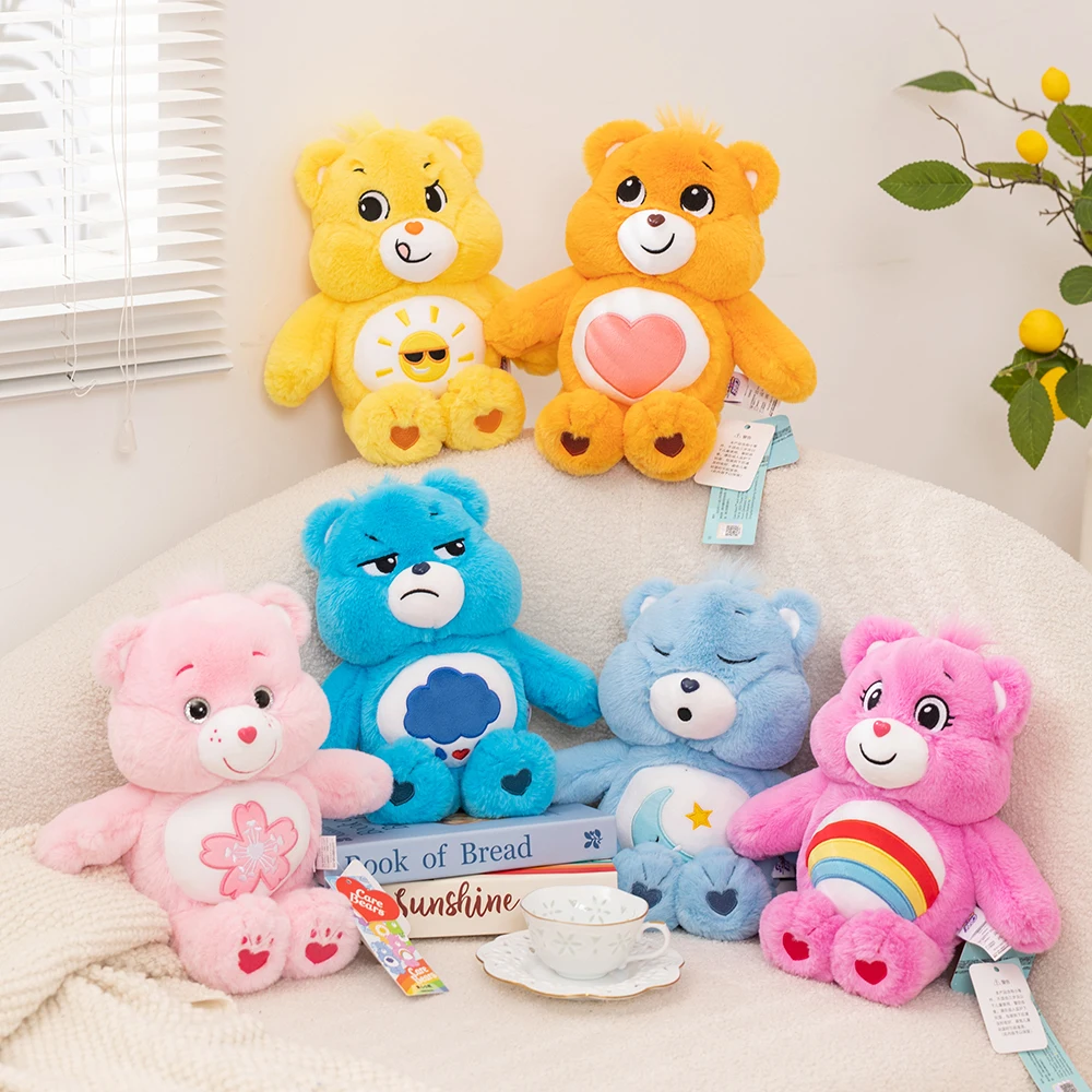 33cm Care Bears Cartoon Animals Plush Toys Rainbow Bear Soft Stuffed Dolls Girls Boys Christmas Gift Sleeping Compinon Plush Toy