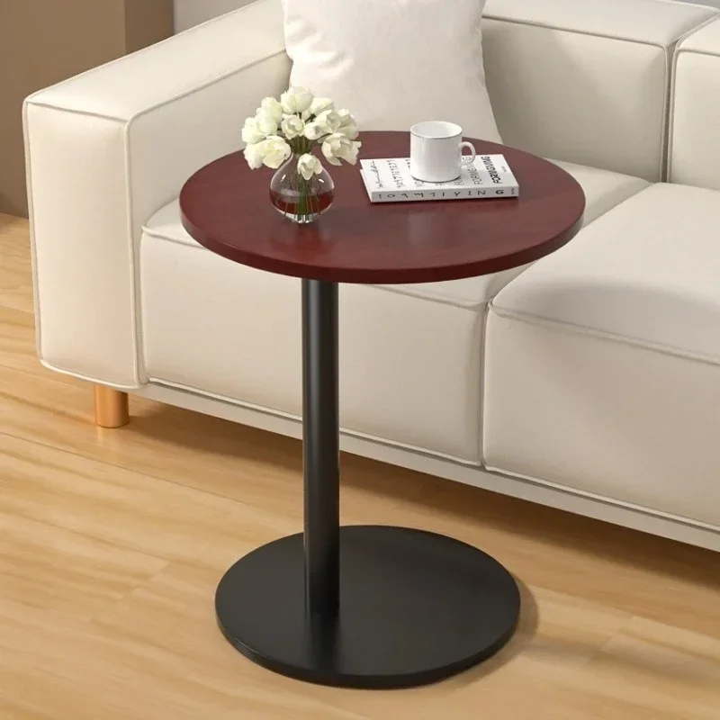 Living room sofa side several bedside side cabinets removable storage balcony small round table