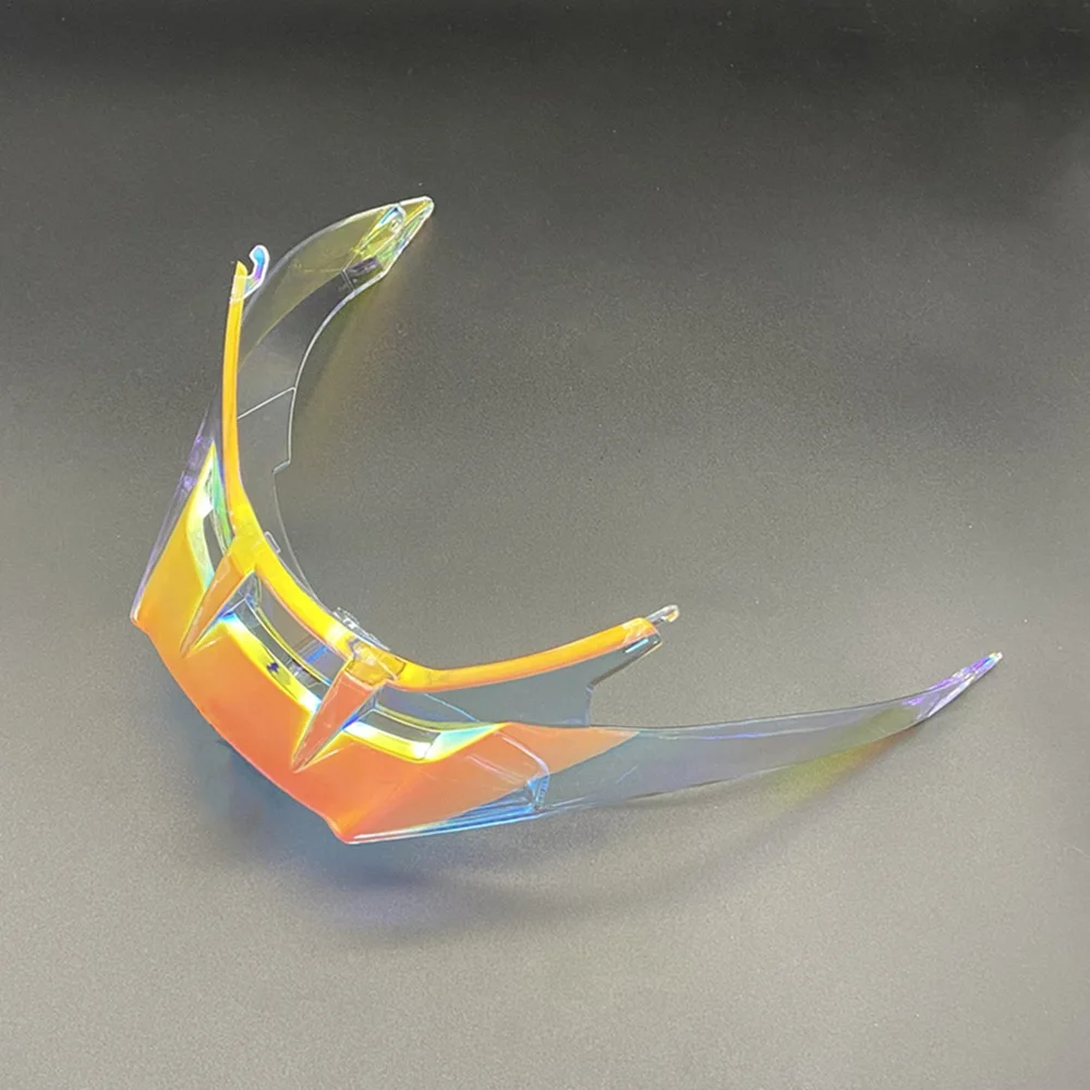 오토바이 헬멧 MOTORAX R50S 용 다채로운 스포일러 후면 트림 헬멧 스포일러 케이스 헬멧 액세서리