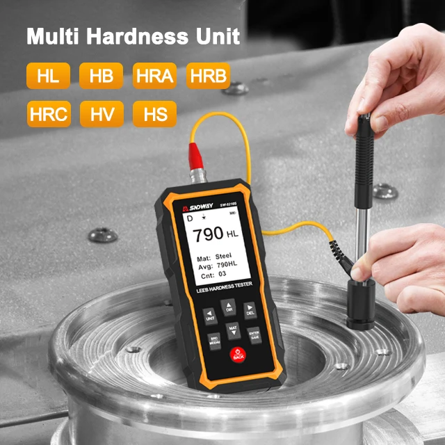 Sndway portable hardness tester metal hardness testing machine leeb portable durometer industrial test tools