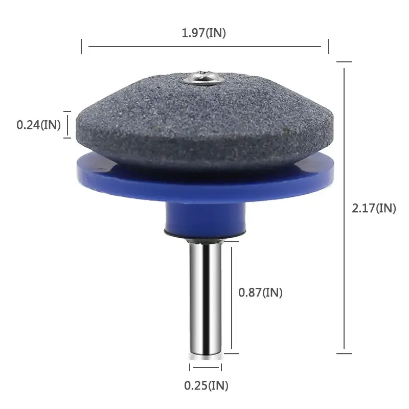 Einfaches Schärfen: Elektrischer Rasenmäher-Schärfer mit verschleißfestem Schleifkopf und Schleifsteinschleifer