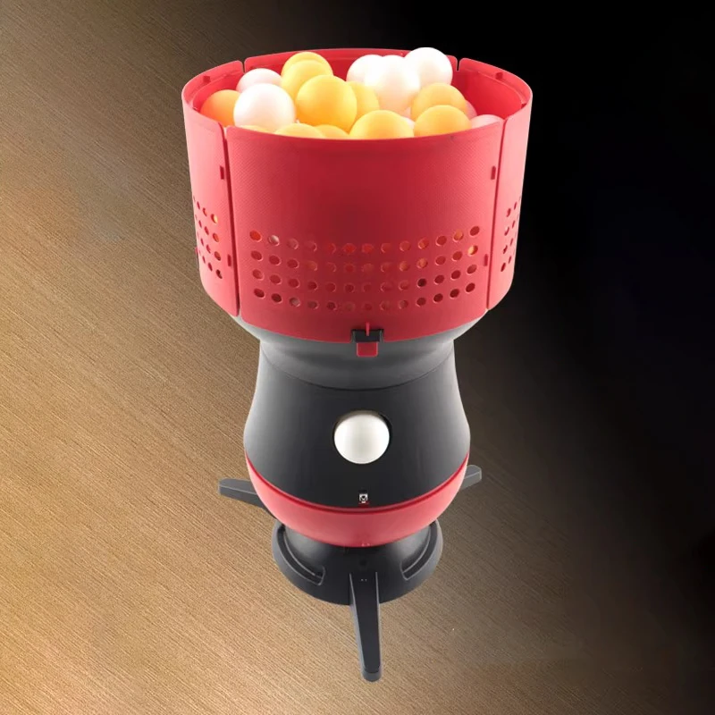 

Automatic Table Tennis Serve Machine Portable Table Tennis Trainer Adjustable Training Device Large Capacity Sports Accessories