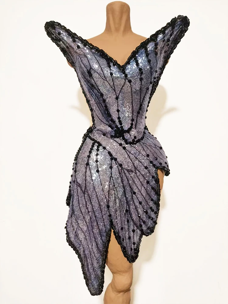 

отправка косплей Дизайнер Рождественское представление сценический костюм драг-калева фестиваль крылья бабочки аксессуары со стразами танец