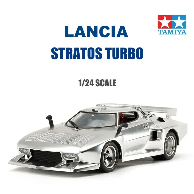 

Tamiya 25418 Plastic Model 1/24 Scale LANCIA STRATOS TURBO Silver Color Plated Shell Assembly Model for Model Hobby DIY Toys